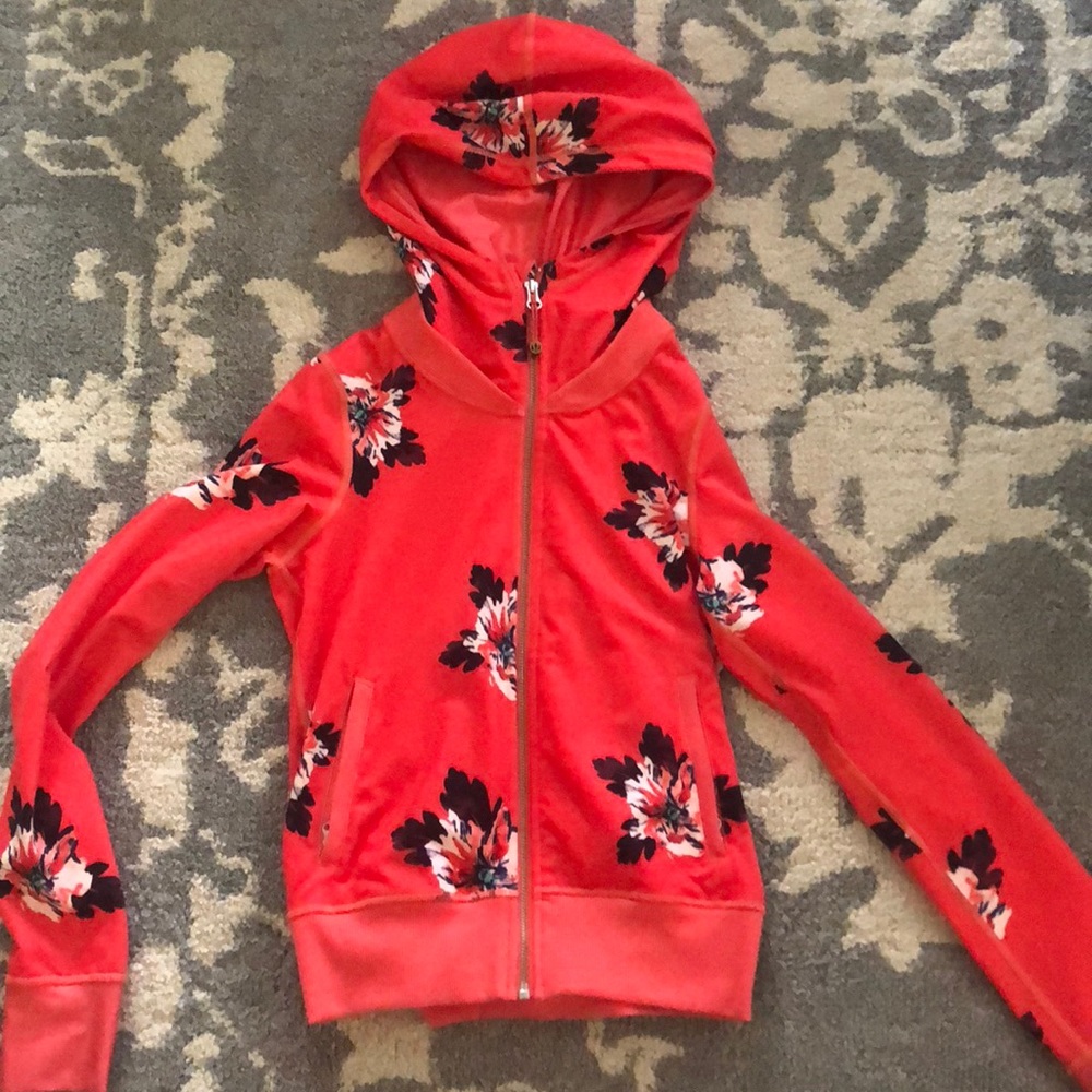 Flowered Lululemon Jacket